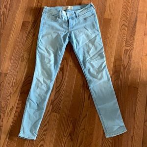 Hollister light wash skinny jeans
